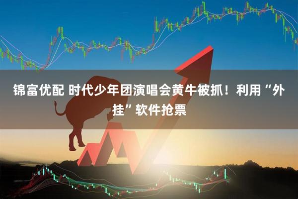 锦富优配 时代少年团演唱会黄牛被抓！利用“外挂”软件抢票