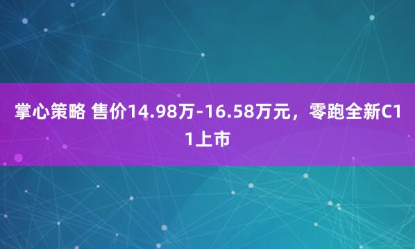 掌心策略 售价14.98万-16.58万元，零跑全新C11上市